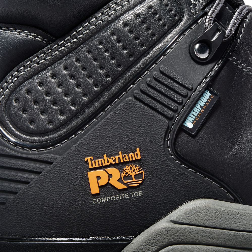 Botas de Trabajo Timberland Hombre Pro® Hypercharge 6\" Comp Toe Negras - Chile WEH-847569